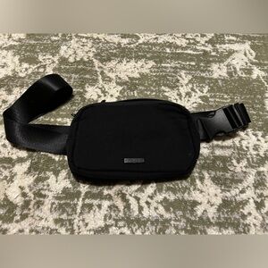 Victoria’s Secret Pure Black Belt Bag with Adjustable Strap